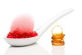 Molecular gastronomy dessert Royalty Free Stock Photo