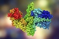 Molecular model of botulinum neurotoxin