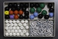 Molecular model chemistry and physics science kit Royalty Free Stock Photo