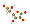 Molecular model of Vitamin C