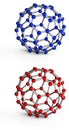 Molecular spheres Royalty Free Stock Photo