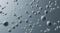 Molecular structure depiction featuring interconnected atoms represented as gray Royalty Free Stock Photo