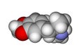 Molecular structure of MDMA (ecstasy) Royalty Free Stock Photo