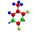 Molecular structure of thymine