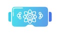 Molecular VR Immersion, Virtual Science Exploration, vector design Generative AI Royalty Free Stock Photo