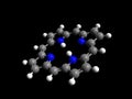 Molecule 1 (Porphyrin) Royalty Free Stock Photo