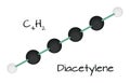 Molecule C4H2 Diacetylene