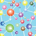 Molecule communication background vector illustration Royalty Free Stock Photo