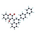 Molecule Difenacoum