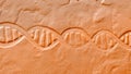 Molecule of DNA, illustration Royalty Free Stock Photo
