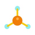 Molecule flat icon