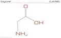 Molecule of Glycine