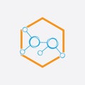 Molecule Logo Icon Vector Template