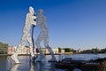 Molecule man in berlin Royalty Free Stock Photo