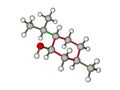 The molecule of menthol