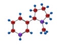 Molecule of nicotine