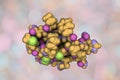 Molecule of scorpion chlorotoxin