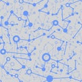 Molecule seamless pattern