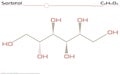 Molecule of Sorbitol.