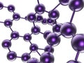Molecule structure Royalty Free Stock Photo
