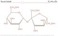 Molecule of Sucrose