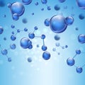 Moleculer illustration background Royalty Free Stock Photo