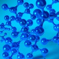 Molecules background Royalty Free Stock Photo