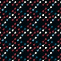 Molecules seamless pattern for fabric, paper and web design Royalty Free Stock Photo