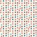Molecules seamless pattern for fabric, paper and web design Royalty Free Stock Photo