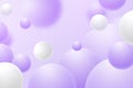 molecules spheres abstract background. Vector Illustration