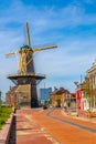 Molen de Roos windmill in Delft, Netherlands