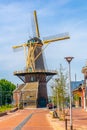 Molen de Roos windmill in Delft, Netherlands Royalty Free Stock Photo