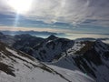 Moleson Fribourg Switzerland snow moutains