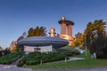 Moletai, Lithuania, October 20, 2020 Ethno-Cosmological museum and modern observatory in Moletai, Lithuania.