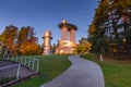 Moletai, Lithuania, October 20, 2020 Ethno-Cosmological museum and modern observatory in Moletai, Lithuania.