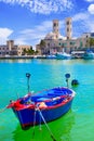 Molfetta - picturesque coastal town in Puglia , Italy