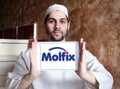 Molfix diapers manufacturer logo Royalty Free Stock Photo