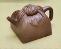 Molin Tang Xiang Yuanbian Shi Dabin Seal Ancient Water Vessel Yixing Teapot Ewer Handle Design Wrapped Cloth Terracotta Pot