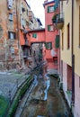 The Moline canal (the small Venice) in Bologna