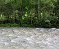 The Moll - Moell - river near Heiligenblut am Grossglockner village, Austria, Royalty Free Stock Photo