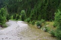 The Moll - Moell - river near Heiligenblut am Grossglockner village. Royalty Free Stock Photo