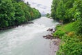 The Moll - Moell - river near Heiligenblut am Grossglockner village, Austria, Royalty Free Stock Photo