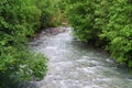 The Moll - Moell - river near Heiligenblut am Grossglockner village, Austria, Royalty Free Stock Photo