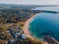 Mollymook beach during sunrise, South Coast, NSW, Australia.