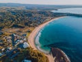 Mollymook beach during sunrise, South Coast, NSW, Australia.