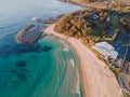 Mollymook beach during sunrise, South Coast, NSW, Australia.