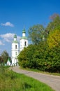 Molodi, Chekhov district, Moscow region, Russia - September, 2019: Church of The Resurrection