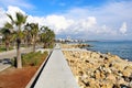 Molos Promenade in Limassol, Cyprus Royalty Free Stock Photo