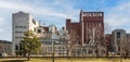 The iconic Molson sign from the former old brewery in Montreal Old Port