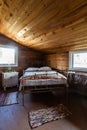 Antique Brass Bed in back room of the Homestead locators